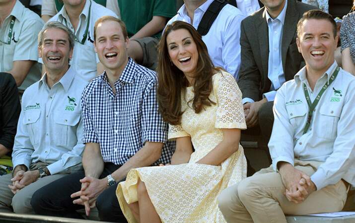 Qu'est-ce qui amuse autant Kate et William ?