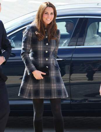 Kate Middleton à Glasgow le 4 avril 2013