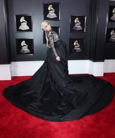 Lady Gaga en Armani Privé aux Grammy Awards 2018