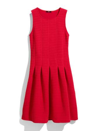 Le rouge vif Robe à plis, 14,99 €, H&M