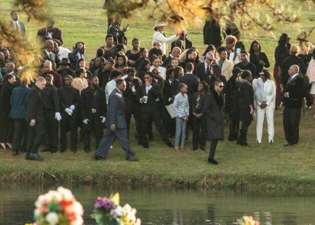 P.Diddy dévasté : toutes les images des funérailles de son ex Kim Porter