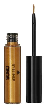 Eyeliner liquide doré Straight Up, ASOS Make-up, 8,49€