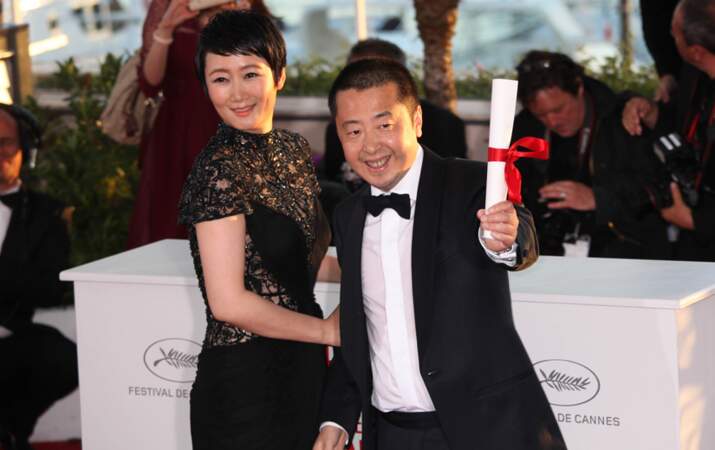Jia-Zhang-Ke, prix du scénario, et son épouse Zhao Tao