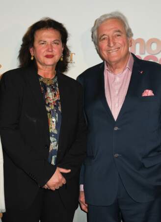 Jean-Loup Dabadie avec sa femme Véronique Bachet à l'avant-première de Mon Inconnue, le 1er avril, à Paris