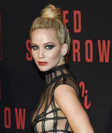Jennifer Lawrence à l'avant-première new-yorkaise du film Red Sparrow