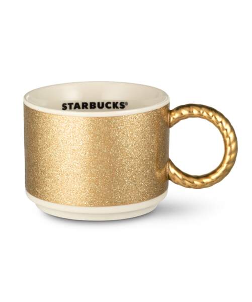 Tasse dorée 11,95 € - Starbucks
