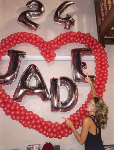 Ce week-end, Jade Lagardère a fêté ses 24 ans