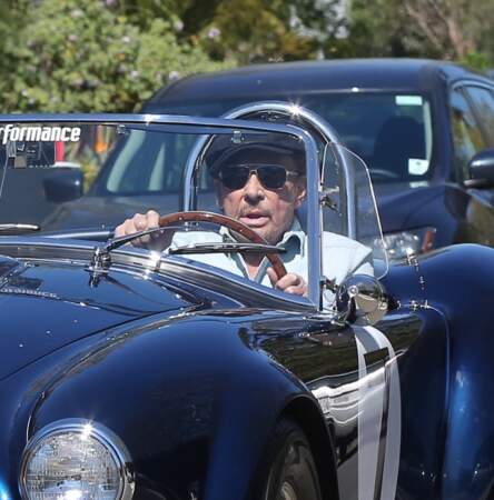 Johnny Hallyday au volant d'une sublime voiture (comme toujours) en mars 2017