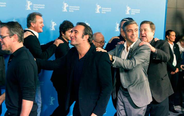 Matt Damon, Jean Dujardin, George Clooney, John Goodman 