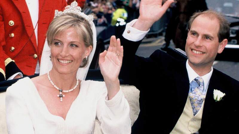 Mariage du prince Edward et Sophie Rhys-Jones le 19 juin 1999