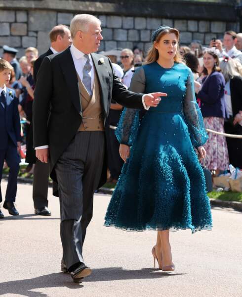 Le prince Andrew et la princesse Beatrice