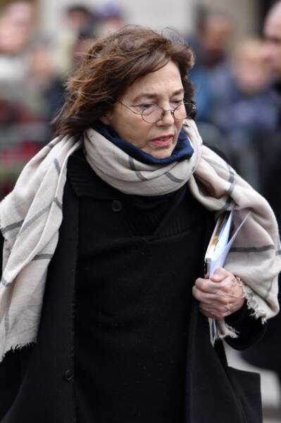 Jane Birkin aux obsèques de France Gall