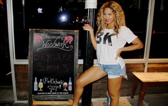 Beyoncé fait la pub des shots Beyoncé