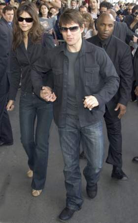 Tom Cruise et Katie Holmes jadis, unis ensemble dans la boringness.