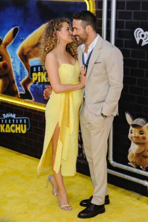 Blake Lively et Ryan Reynolds à l'avant-première de Pokémon : Détective Pikachu