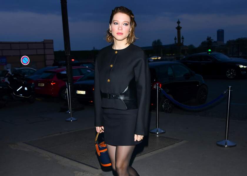 Lea Seydoux au Dîner du Cinéma à Paris le 12 avril 2019