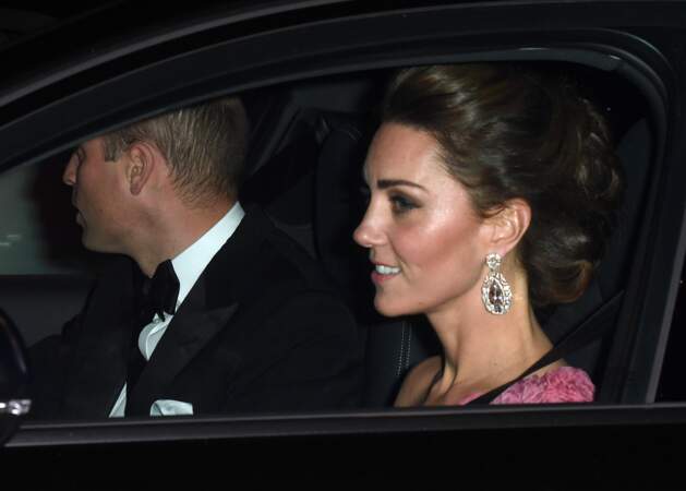 Le prince William et Kate Middleton à l'anniversaire du prince Charles