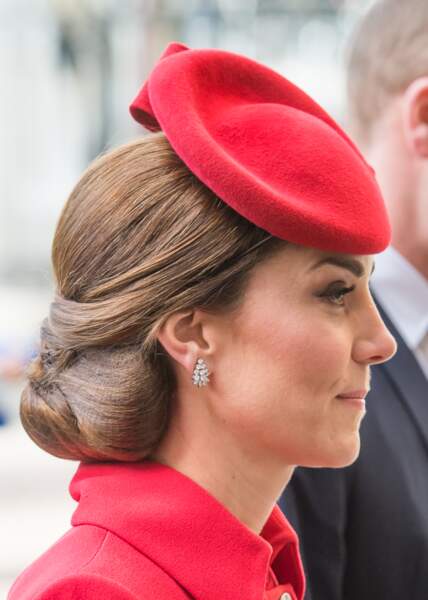Kate Middleton et son bibi rouge