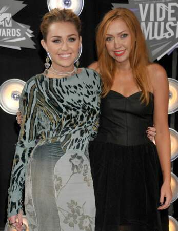 Miley Cyrus et sa soeur Brandi 