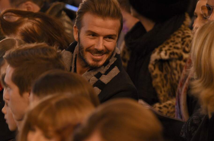 David Beckham assure le service "avant-vente" au défilé de Victoria