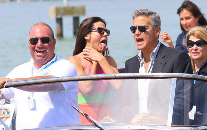 Sandra Bullock a essayé de faire rire George Clooney