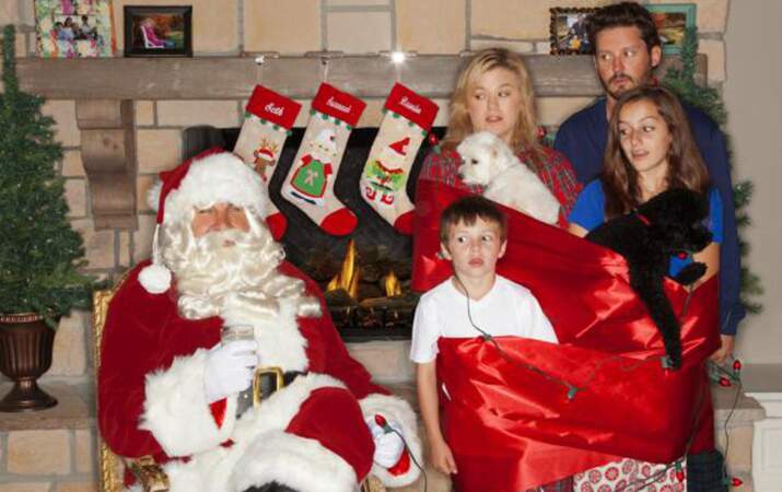 Kelly Clarkson et le père Noël