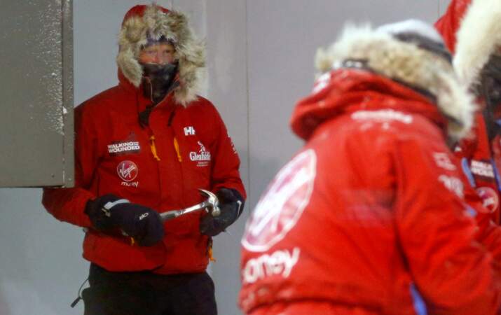 Le prince Harry se prepare pour son trek en Antarctique