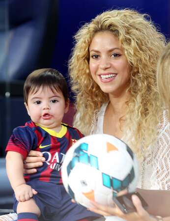 Shakira et son fils, Milan au stade