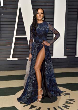 Soirée Vanity Fair : décolletés, robes fendues, side boob, l’after party très sexy des Oscars - Selita Banks