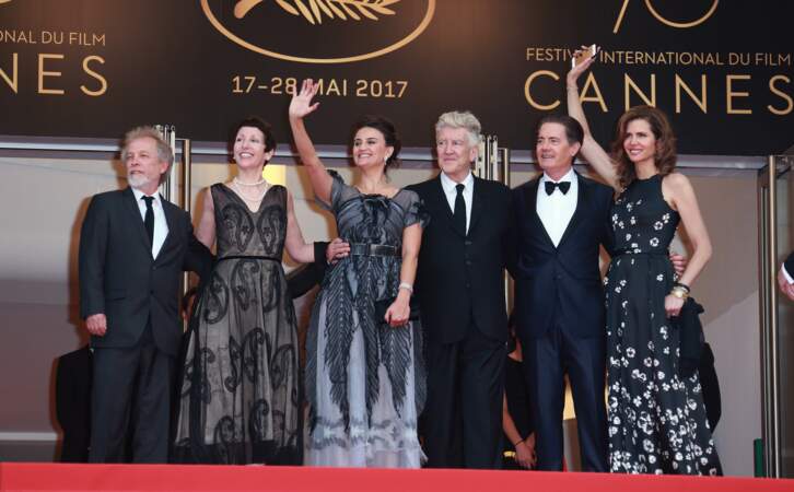 Festival de Cannes 2017 : Sabrina Sutherland, Emily Stofle, David Lynch, Kyle MacLachlan et Desiree Gruber