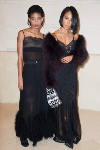 Défilé Chanel des Métiers d'Art : Jada Pinkett Smith et sa fille Willow