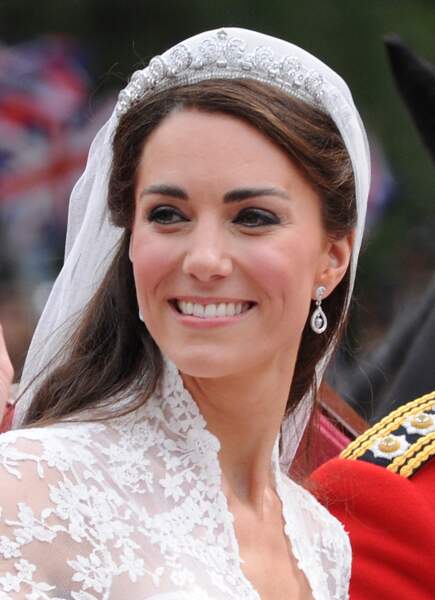 La tiare portée par Kate Middleton lors de son mariage avec le prince Charles