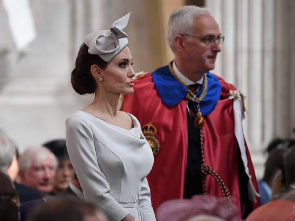 Angelina Jolie au bi-centenaire de l'ordre de Saint-Michel et Saint-Georges