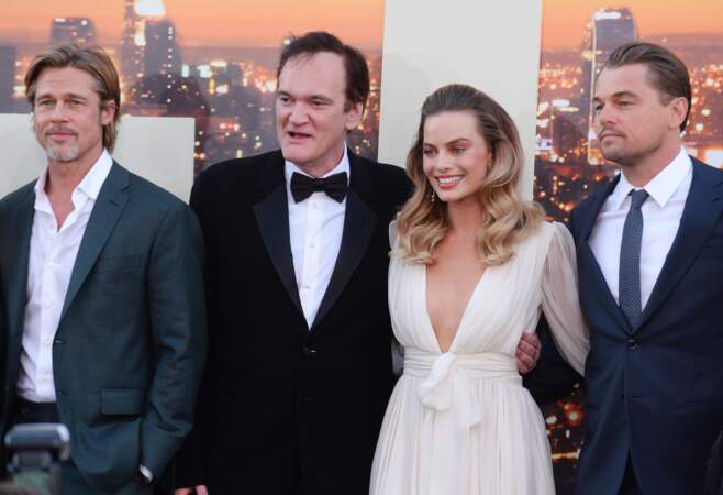 Brad Pitt, Margot Robbie et Leonardo DiCaprio à la première de Once Upon a Time in Hollywood