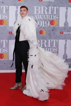 Olly Alexander (Years & Years) à la cérémonie des Brit Awards 2019, Londres