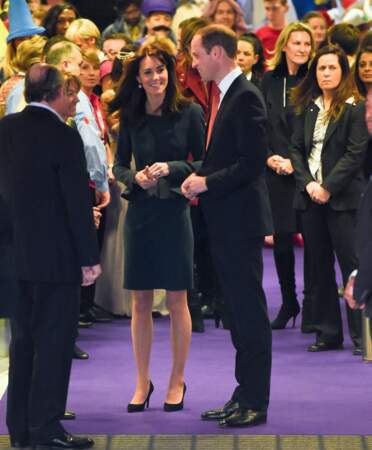 Kate et William se sont rendus à la journée de charité de la firme ICAP aujourd'hui à Londres