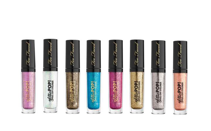Chocolate Gold : Liner peel-off, Glitter Pop, Too Faced, 21 euros