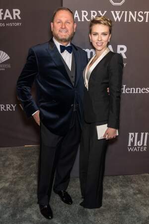 Gala de l'amFAR 2017 : Kevin Frost et Scarlett Johansson