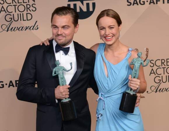 Leonardo DiCaprio et Brie Larson
