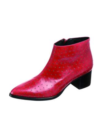 Low boots rouges, zalando.com, 100€