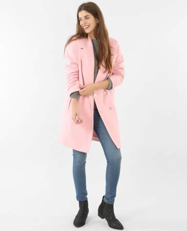 Pimkie manteau laine oversize 69,99 euros  