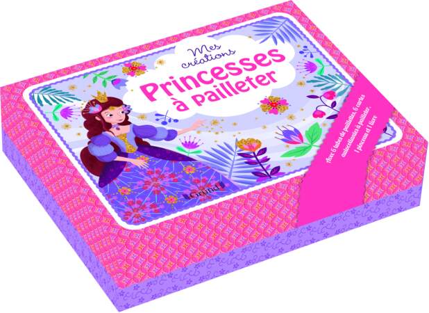 Coffret Princesses à pailleter 14.95 € - Editions Gründ