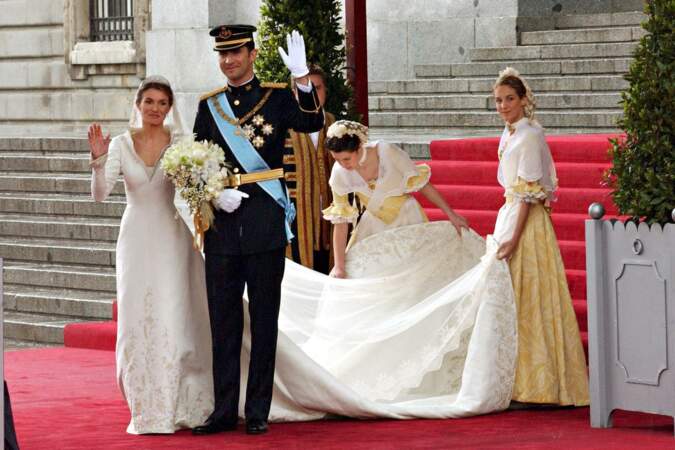 Mariage du roi Felipe d'Espagne et de la reine consort Letizia le 22 mai 2004