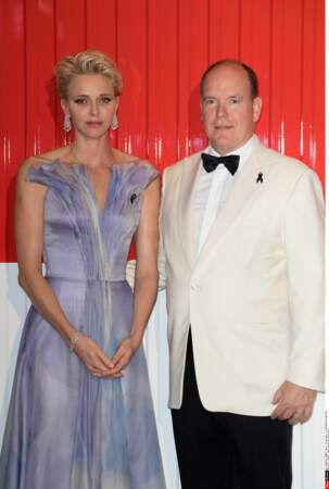 Charlène et Albert de Monaco étaient comme à l'ordinaire présents pour ce dîner de gala