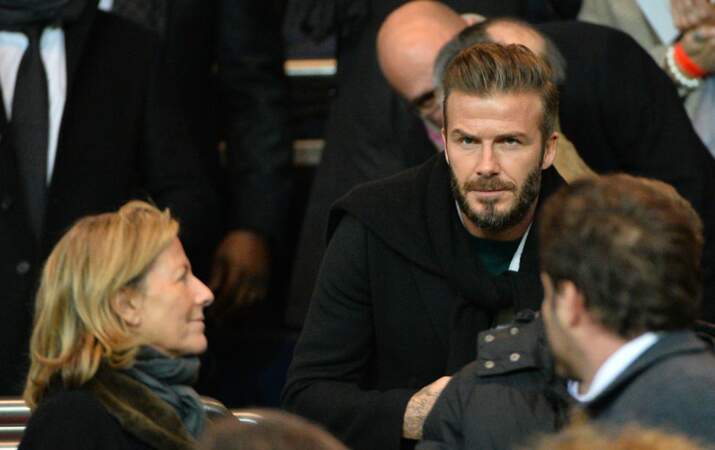 Claire Chazal semble avoir reconnu le beau David Beckham
