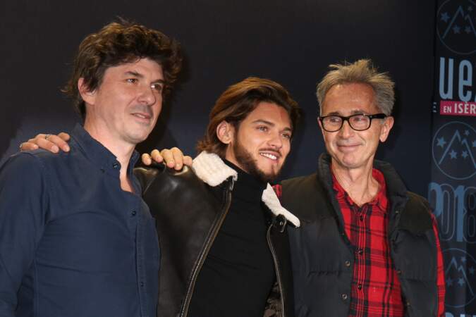 Robin Sykes, Rayane Bensetti et Thierry Lhermitte au Festival international du film de comédie de l'Alpe d'Huez