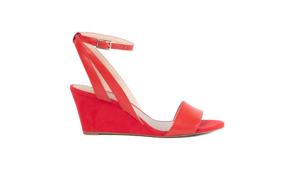 andré sandales compensées