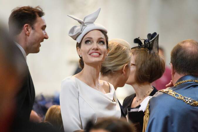Angelina Jolie au bi-centenaire de l'ordre de Saint-Michel et Saint-Georges