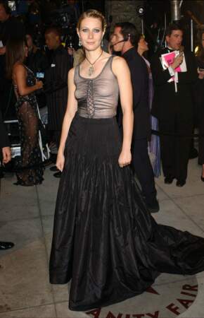 Gwyneth Paltrow à la 74e cérémonie des Oscars en 2002 