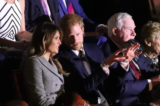 Le prince Harry et la first lady Melania Trump